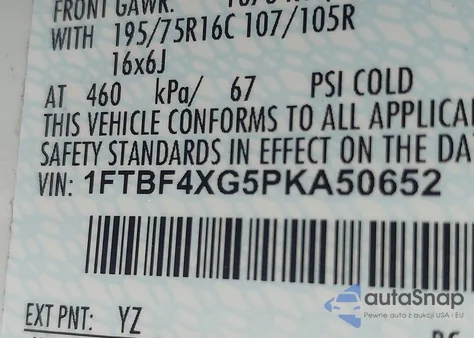 2023 Ford Transit-350 Cargo Van from USA, damaged, VIN 1FTBF4XG5PKA50652